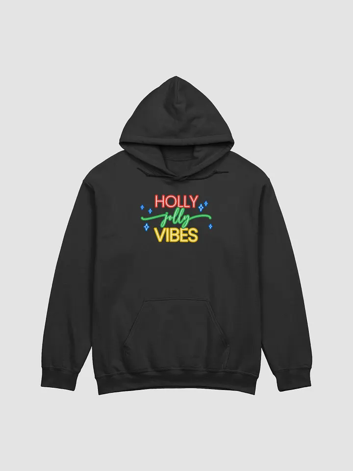 Neon Holly Jolly Vibes Hoodie 3541 product image (1)