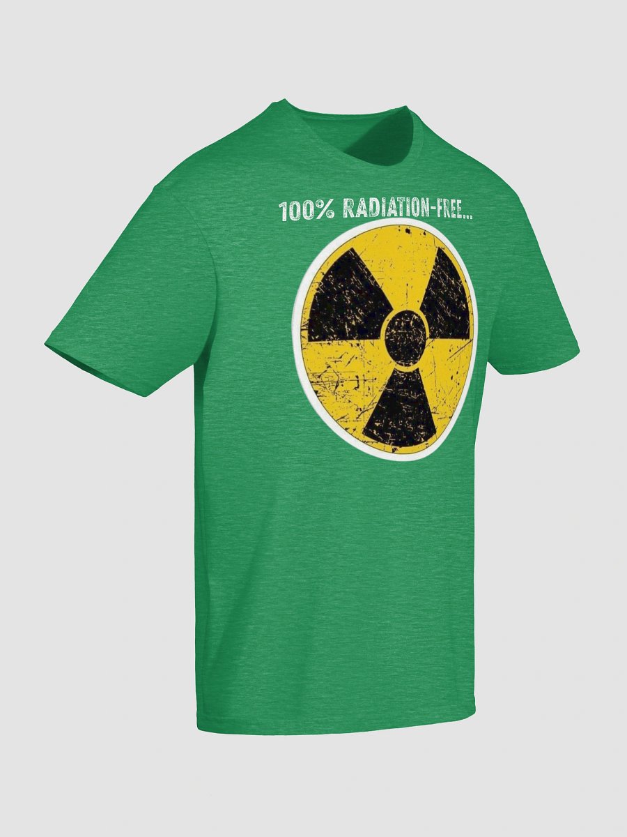 100% Radiation-Free T-Shirt - Funny Nuclear Hazard Symbol product image (7)