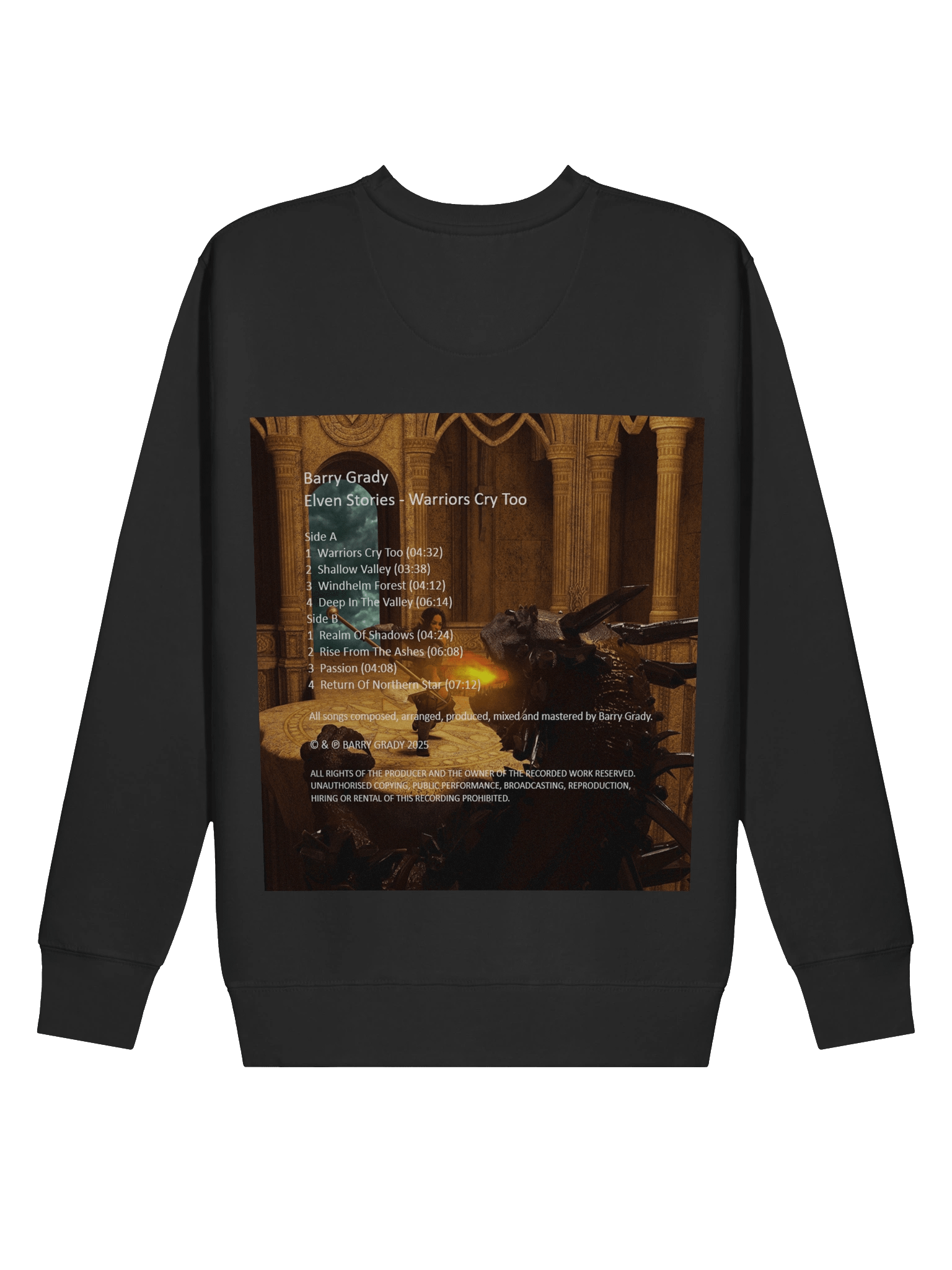 'Elven Stories - Warriors Cry Too' Premium Sweatshirt product image (54)