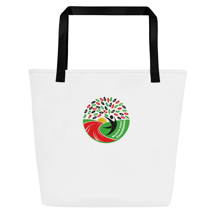 Mzalendo Halisi Kenya Flag Colours Large Tote Bag w/Pocket product image (1)
