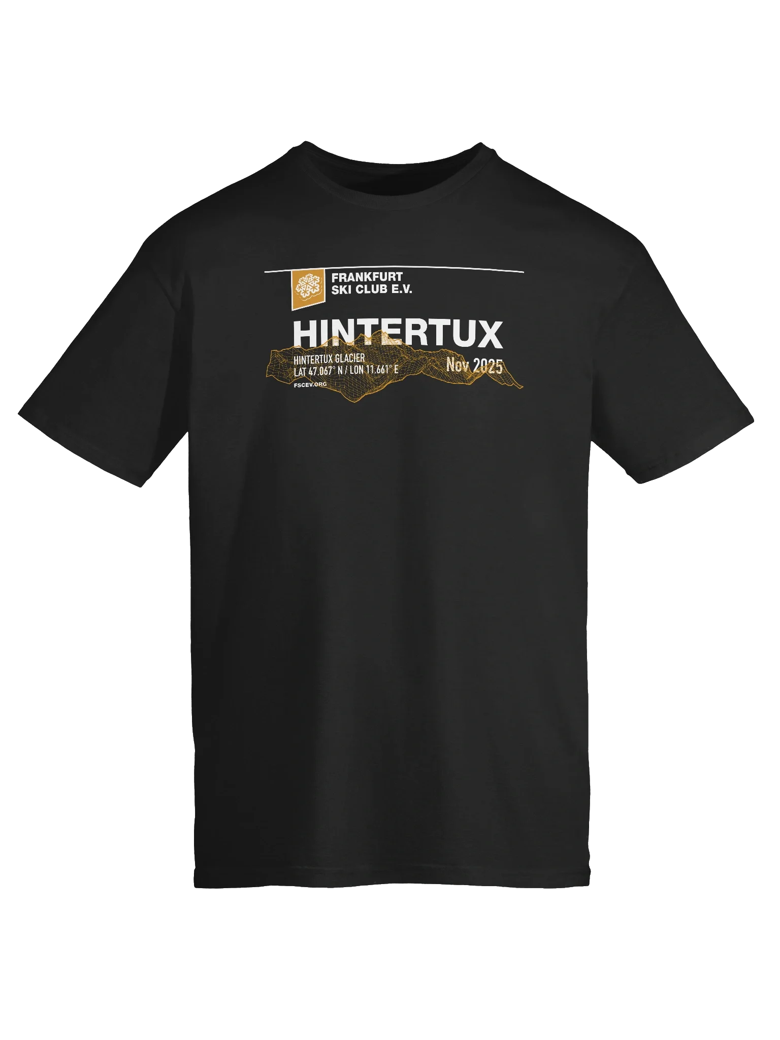 Hintertux Glacier Coordinates Resort (front and back print) product image (6)