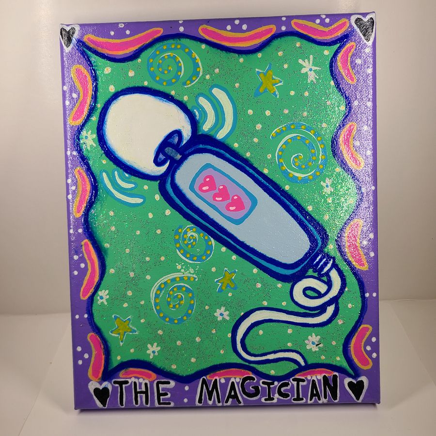 The Magician 8x10 painting on canvas product image (3)