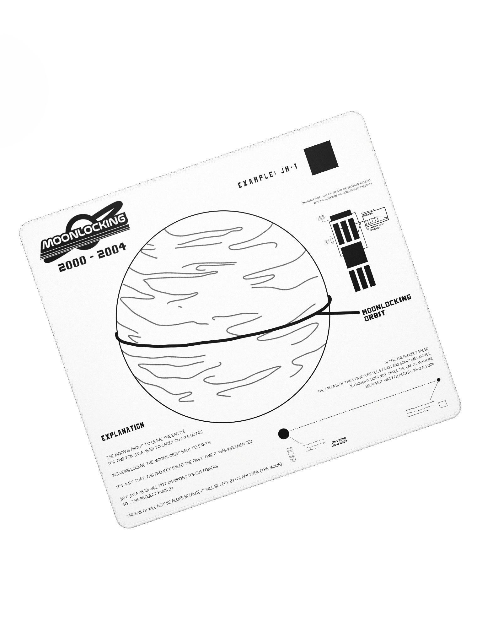 DESKMAT | MOONLOCKING (WHITE EDITION) product image (8)