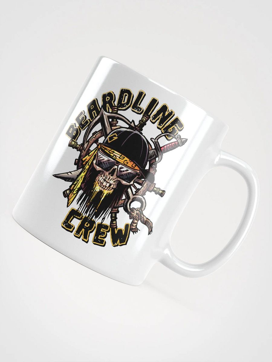 Beardling Crew Skull - White Glossy Mug product image (1)