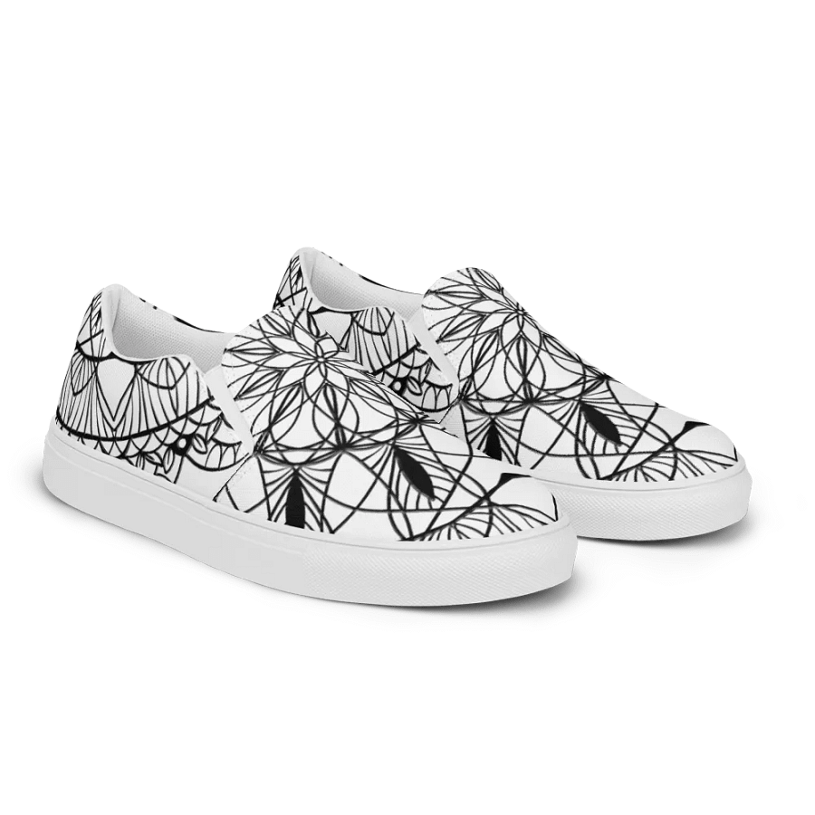 Mandala Lace Women's Slip-On Shoes product image (7)