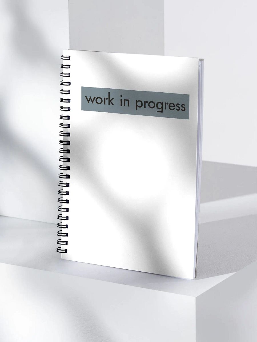 Work In Progress Spiral Notebook product image (4)