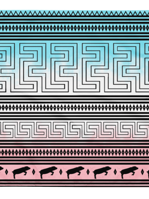 Epicurean Amphora Design (All-Over Print Bandana) product image (4)