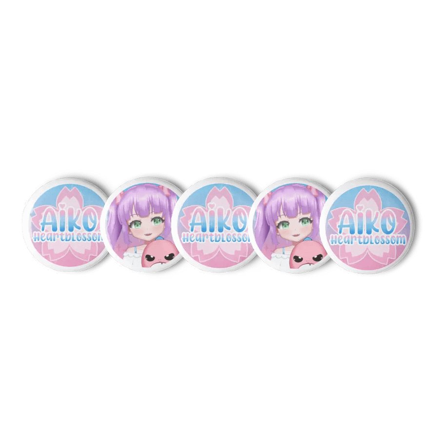 AIKO HEARTBLOSSOM: Anime Pin Set (5) product image (1)