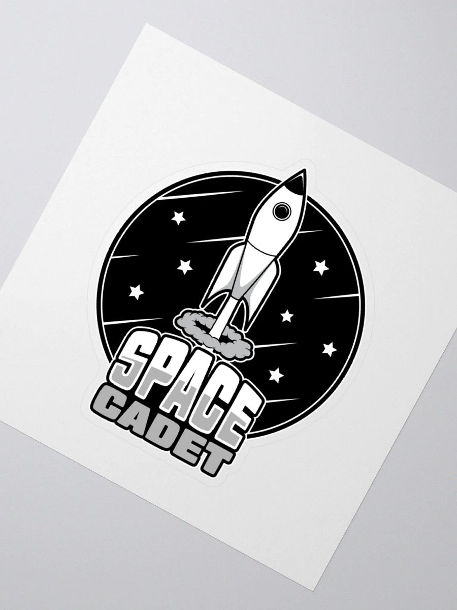 Space Cadet Retro Rocket Sticker product image (6)