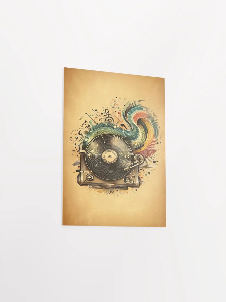Retro Musical Melodies Vinyl Poster product image (3)