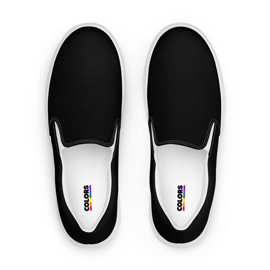 Women's Black Slip-On Canvas Shoes product image (2)