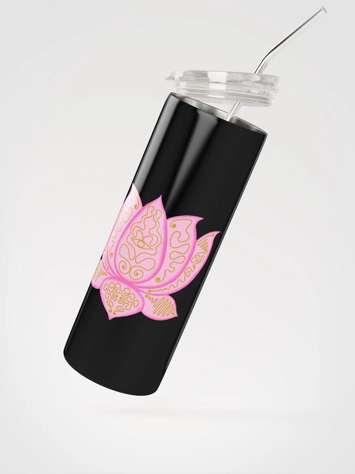 Golden Lotus Stainless Steel Tumbler product image (2)
