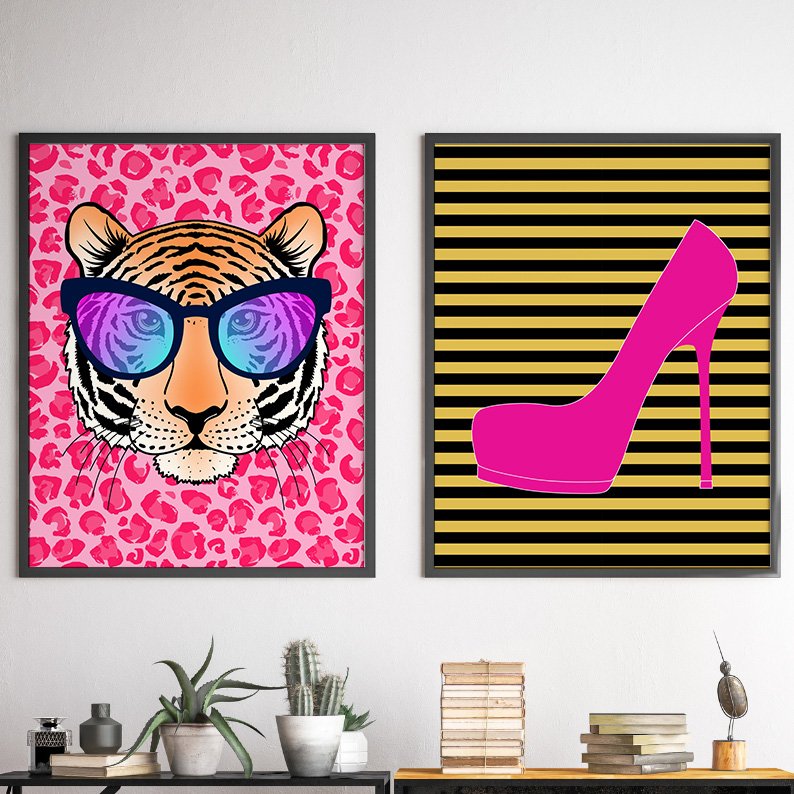 Rock The Moment Retro Gallery Wall Set of 6 DIGITAL Prints product image (6)