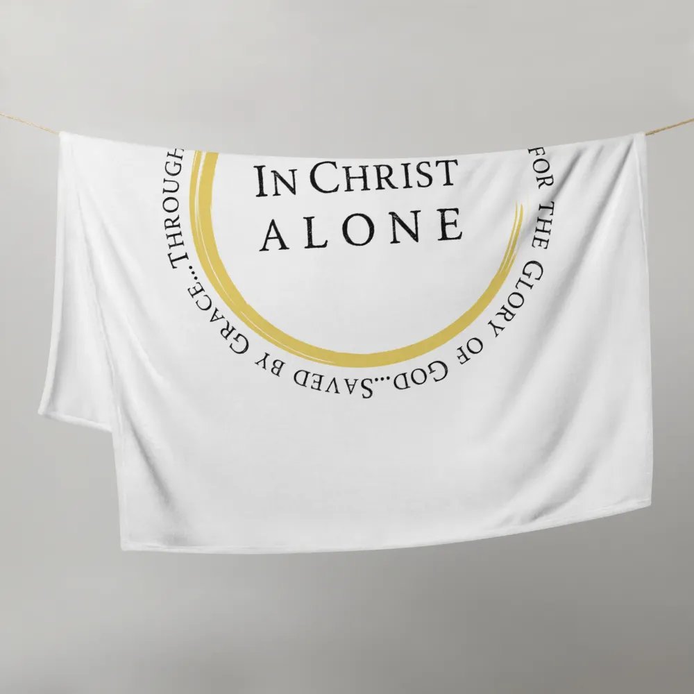 In Christ A Lone 50x60 Throw product image (3)