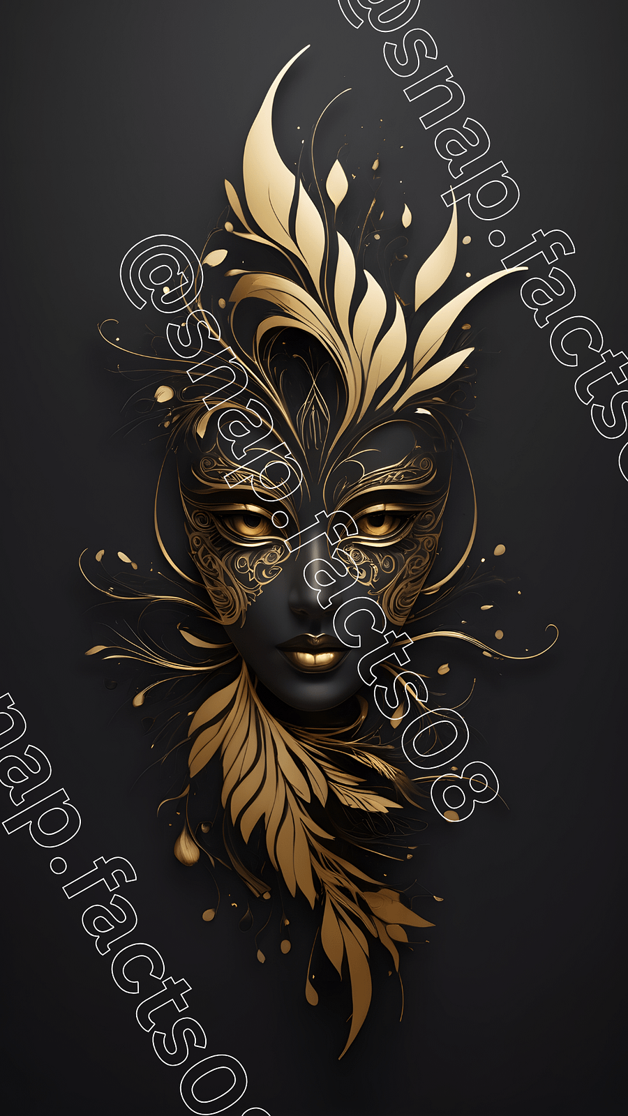 Golden Enigma: The Mask of Elegance product image (1)