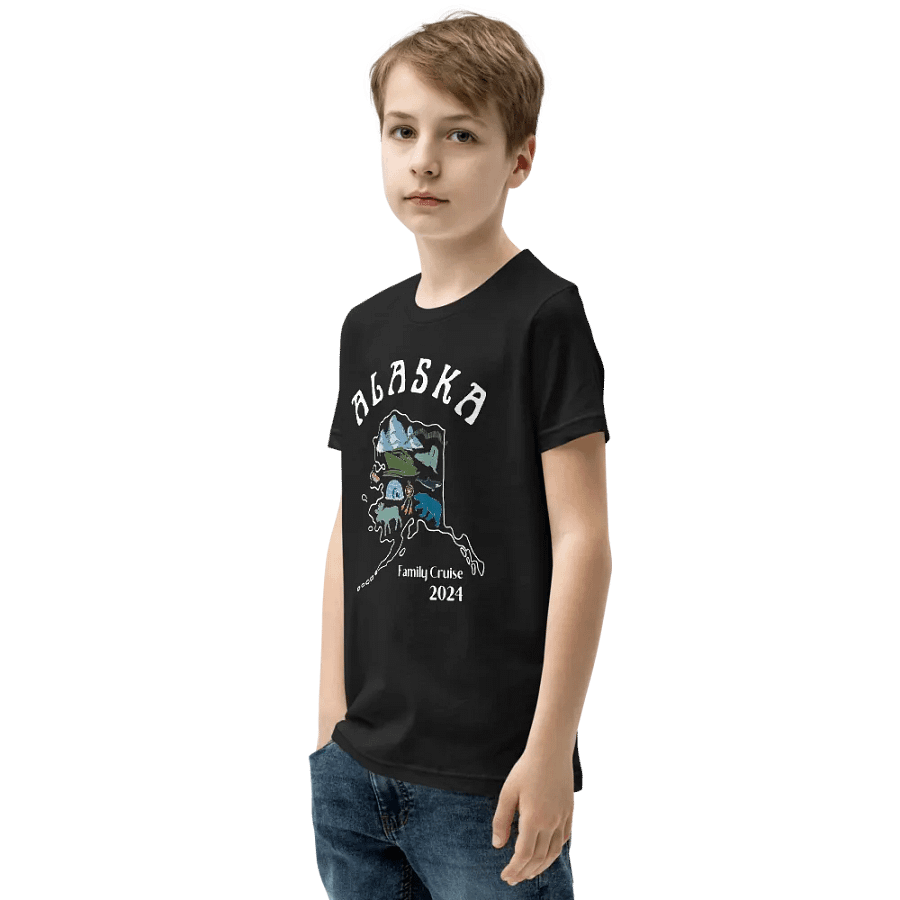 Alaska Cruise Family Matching Dark Shirt For Teens product image (3)