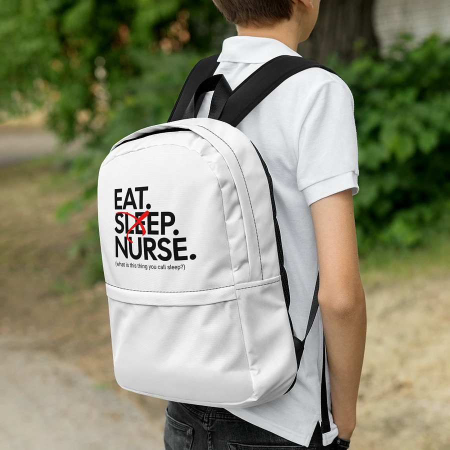 Eat Sleep Nurse Backpack product image (5)