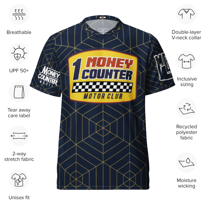MONEY COUNTER MOTOR CLUB SOCCER JERSEY product image (4)
