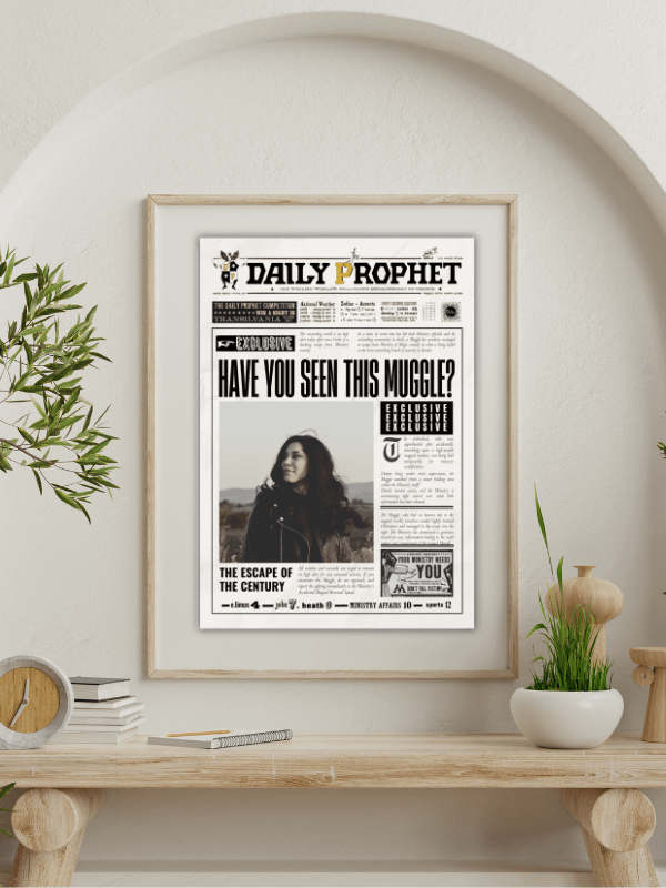 Have You Seen This Witch? Newspaper Daily Prophet Template I 100% Customizable product image (7)
