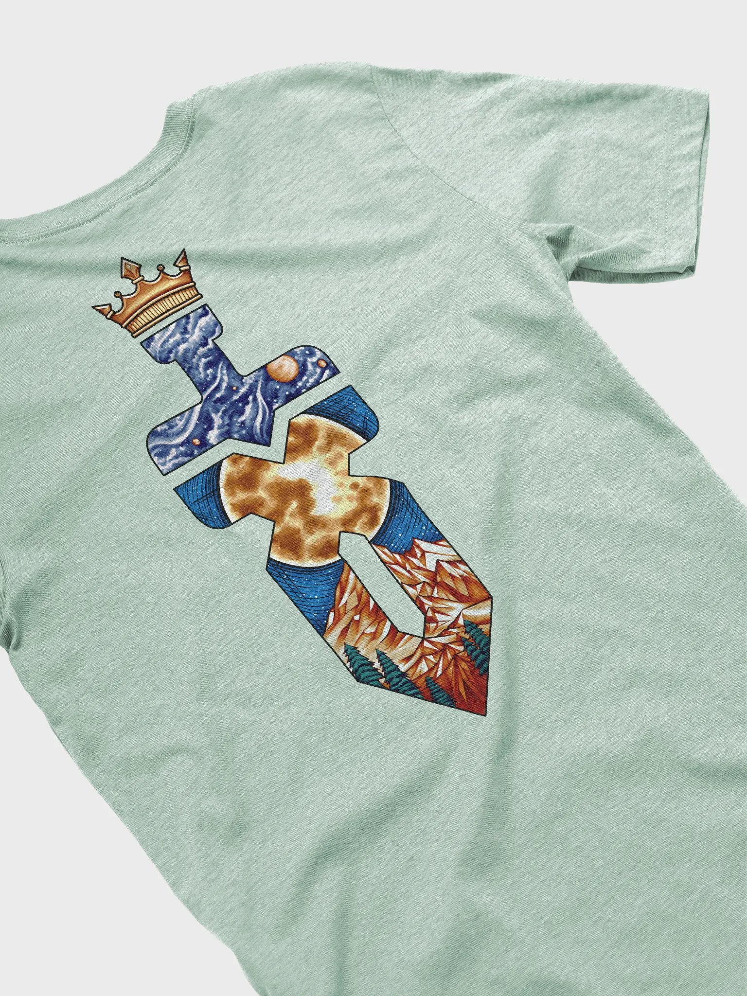 XakaCross T-shirt (Black Front/Colored Back Logo) product image (33)