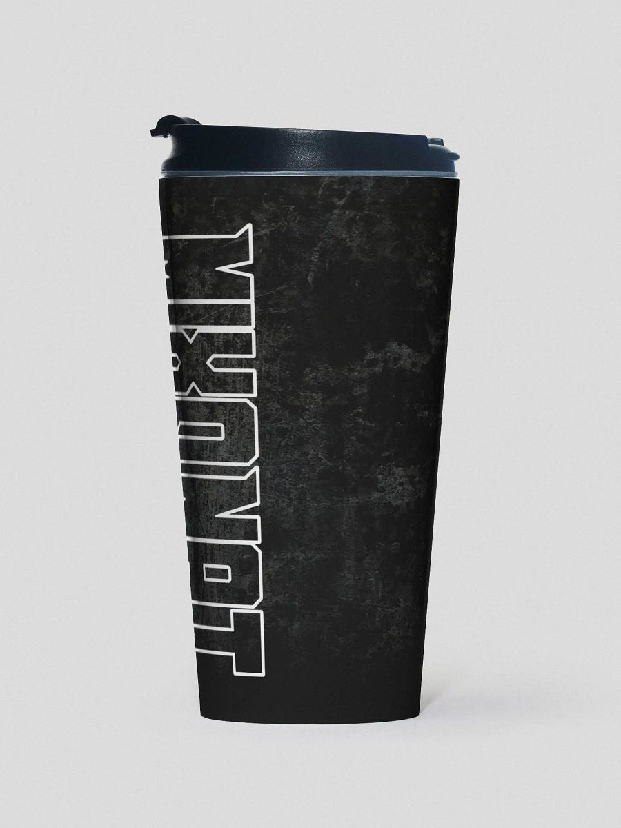 MixoNat White Outline 15oz Stainless Steel Travel Mug product image (2)