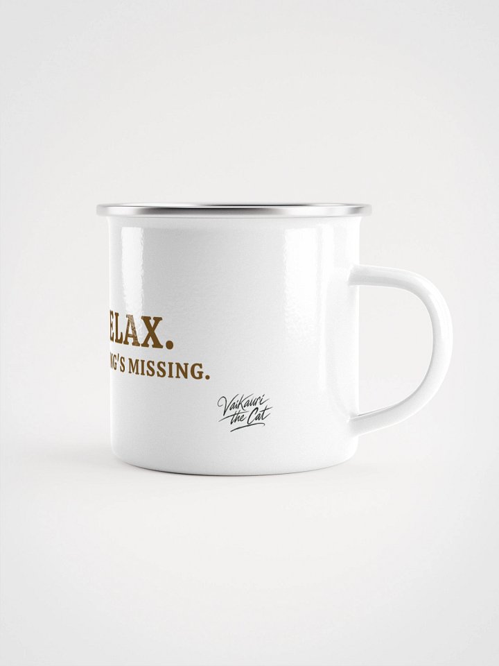Vaikauri Cat Enamel Mug product image (1)