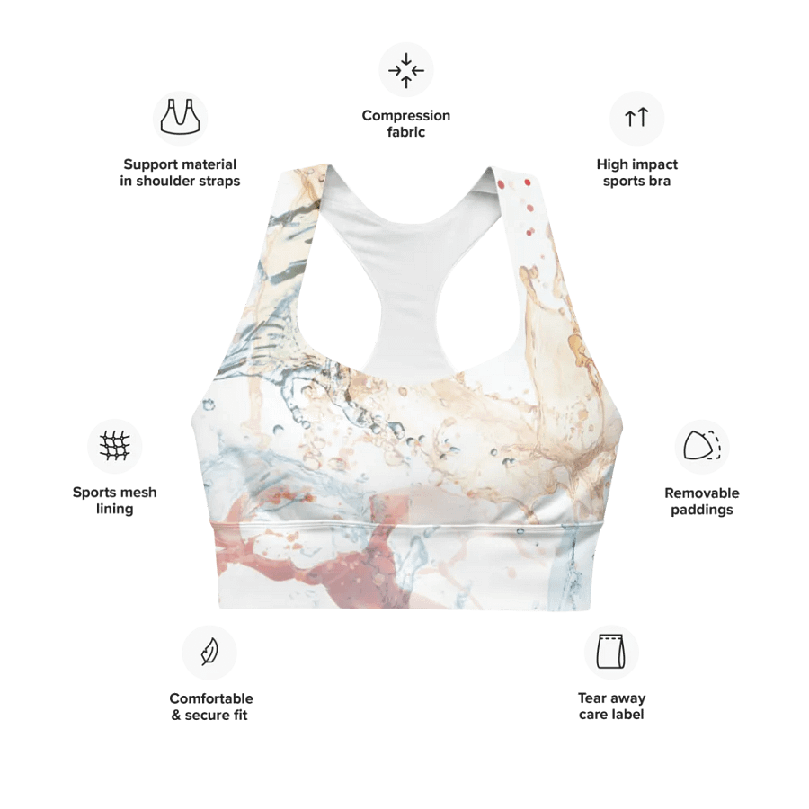 Splashed Fusion Sports Bra product image (5)