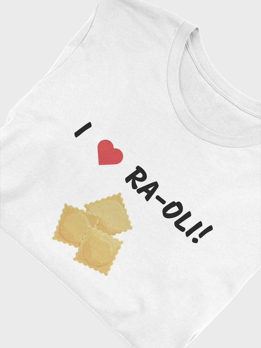 I Love Ravioli Unisex Supersoft T-Shirt product image (5)