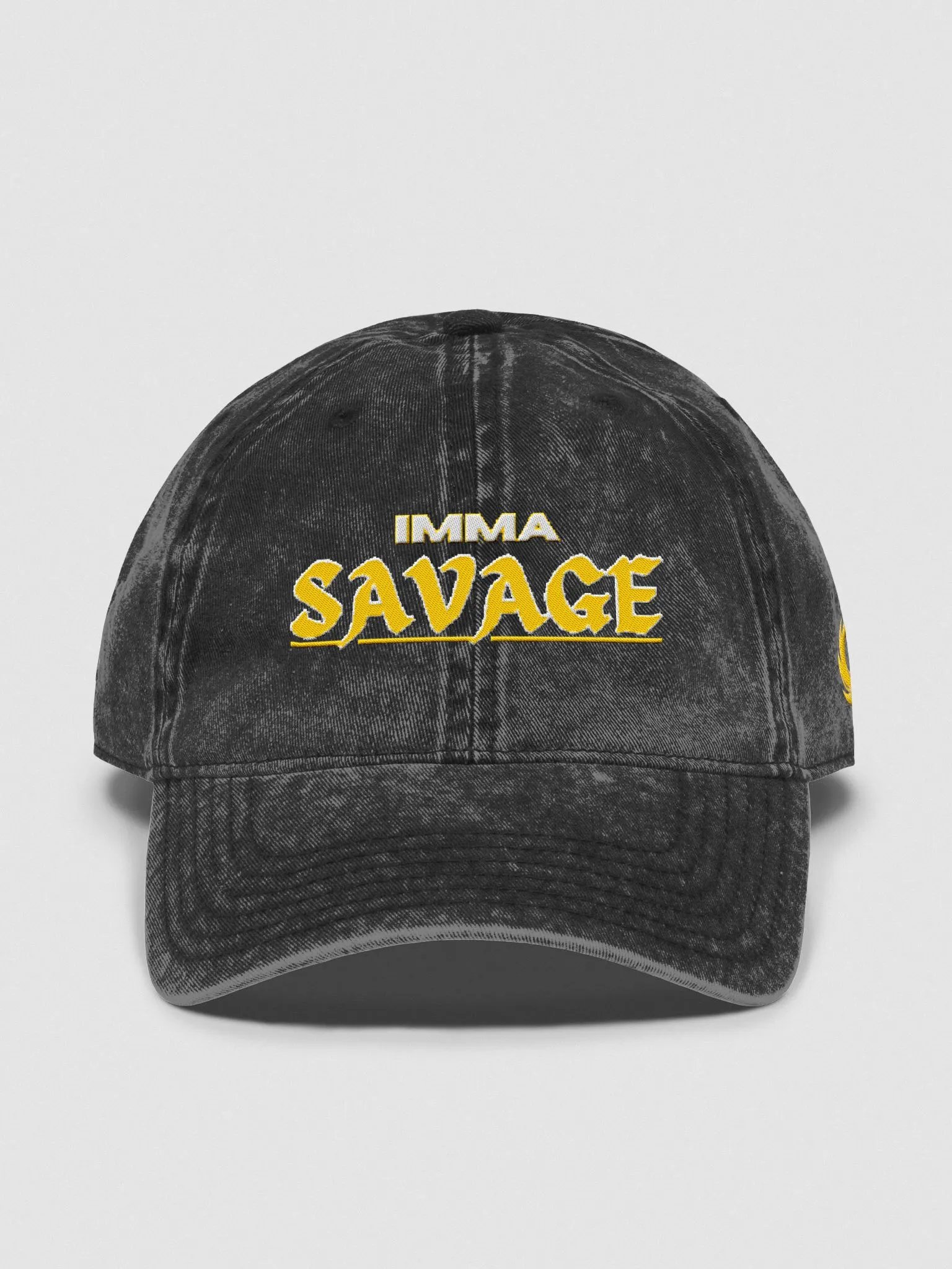 Imma Savage Demin Dad Hat product image (1)
