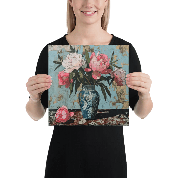 Art2401-69 Vase Flowers Still Life - Canvas Print - sm product image (2)