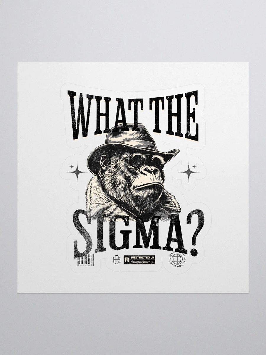 Funny What the Sigma? Ironic Meme Sticker Set product image (1)