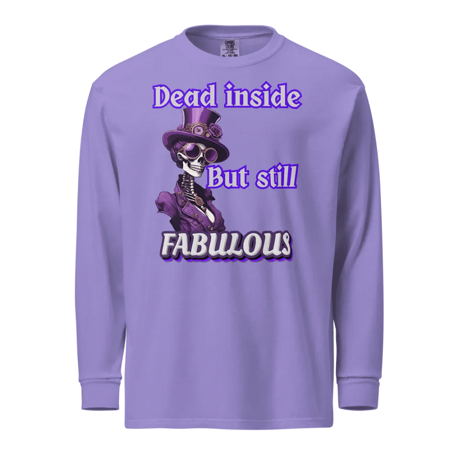 Fabulous female Skeleton heavyweight Long Sleeve Shirt product image (1)