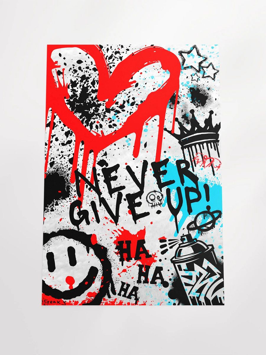 CB NEVER GIVE UP (white) product image (4)