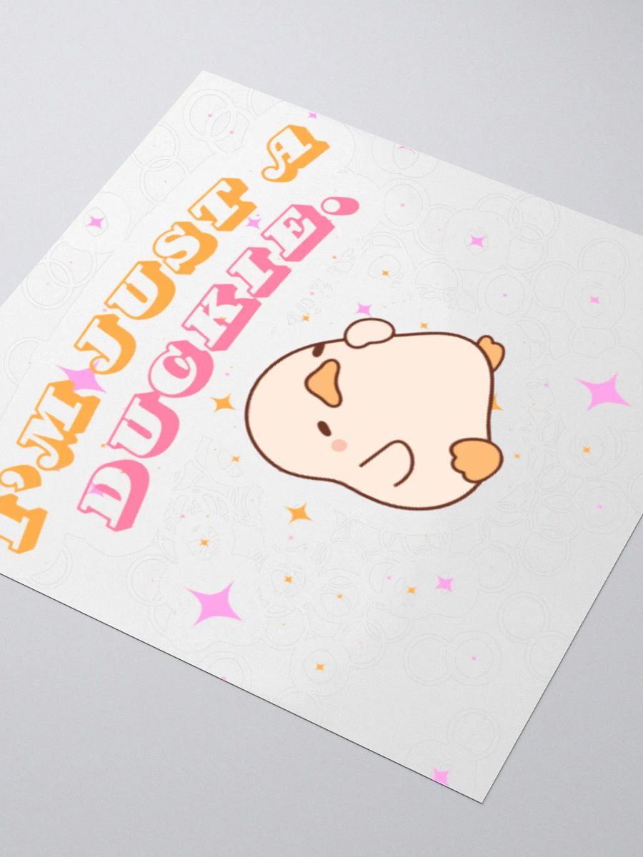 I'm Just A Duckie Stickers product image (9)