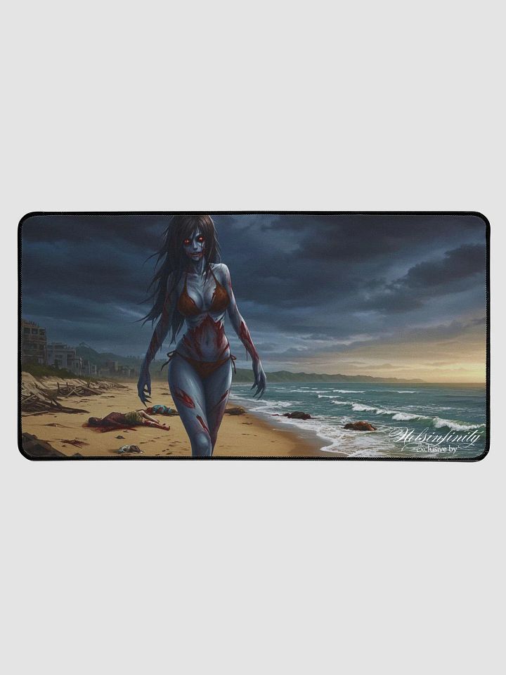 V6 Zombie Anime Beach Babe Desk Mat product image (1)