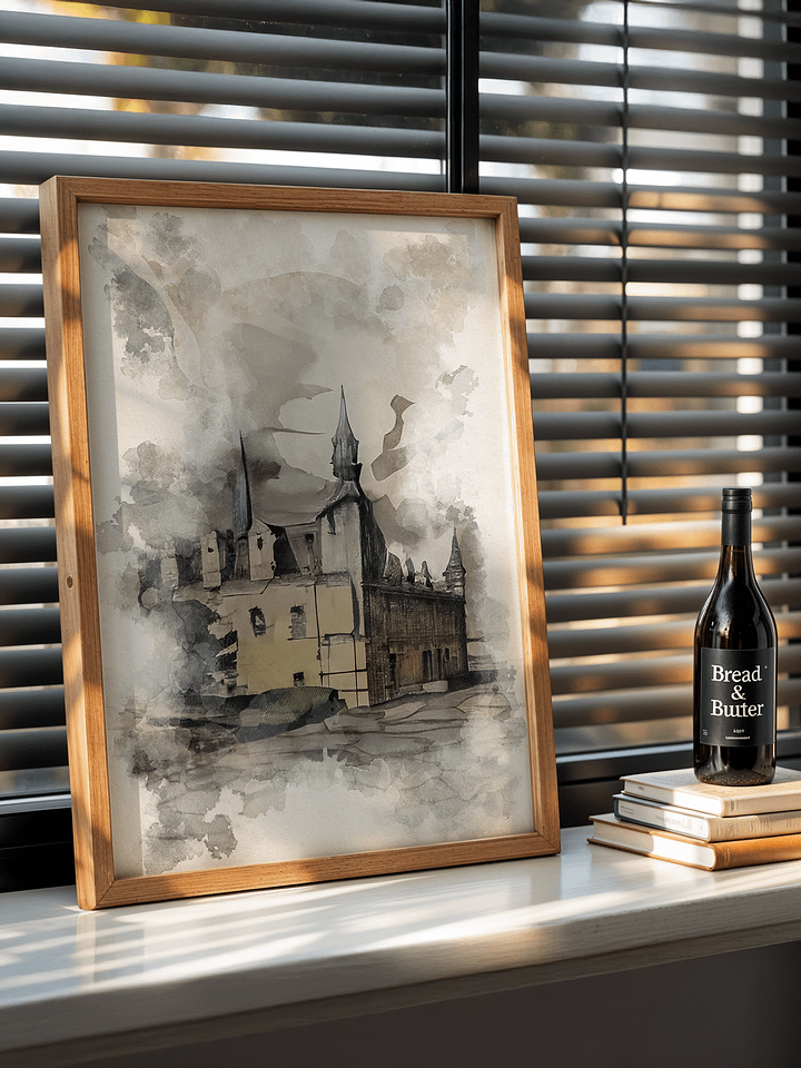 Kronborg castle - Watercolor painting - Portrait product image (2)