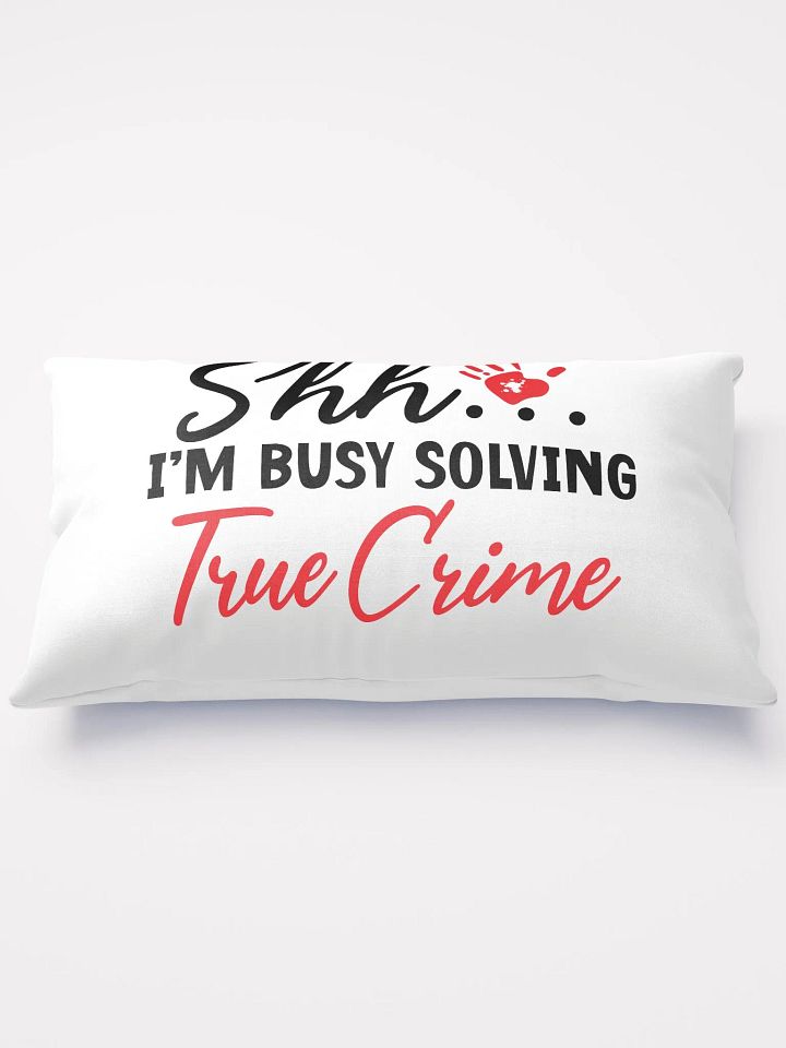 'Solving True Crime' Pillow product image (2)