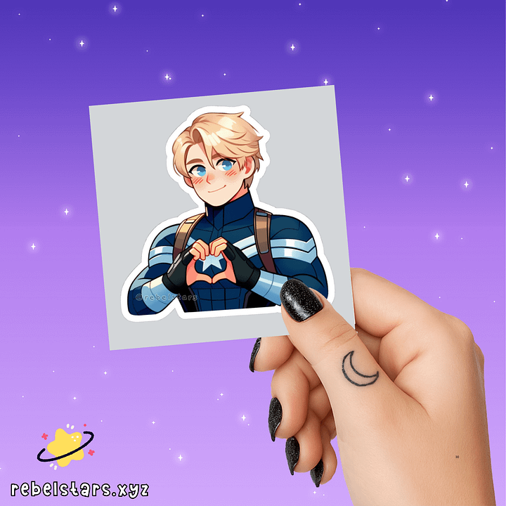 Marvel Comics Inspired Captain America Sticker product image (2)