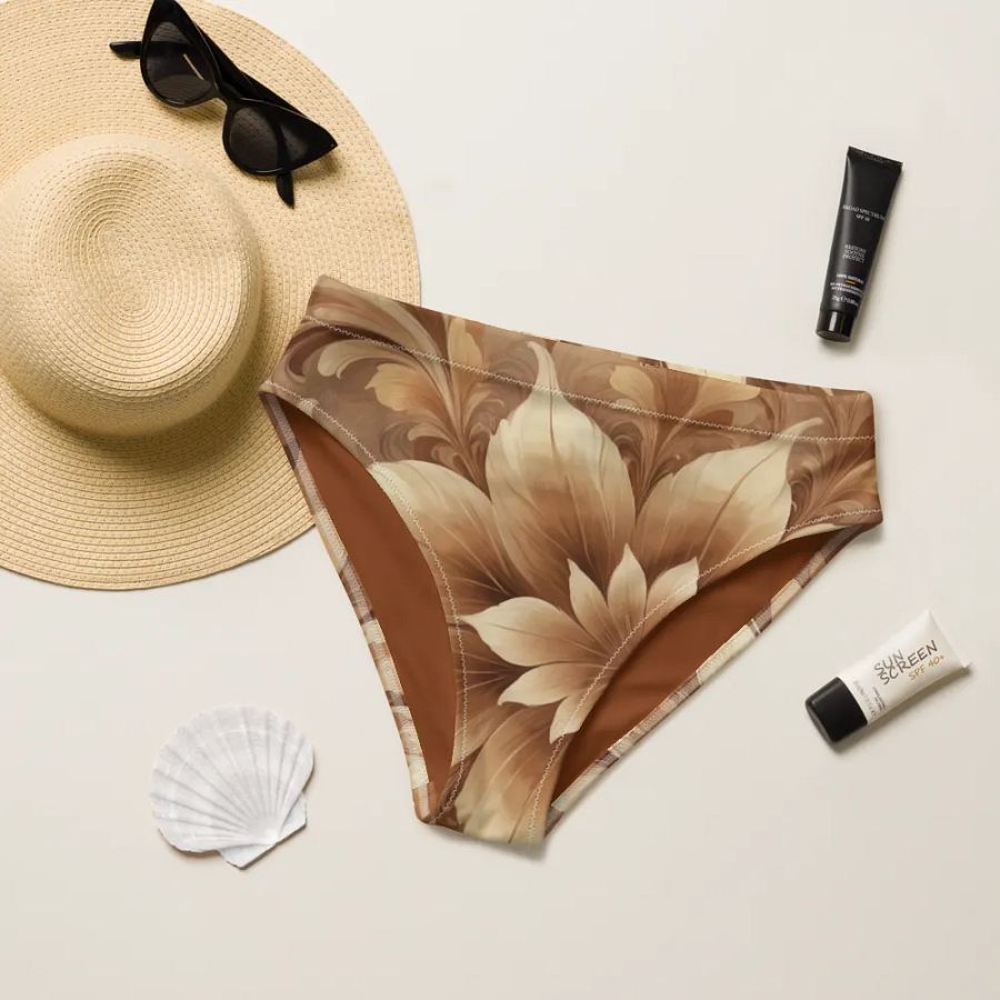 Nature Inspired Floral All-Over Print Bikini Bottoms product image (8)