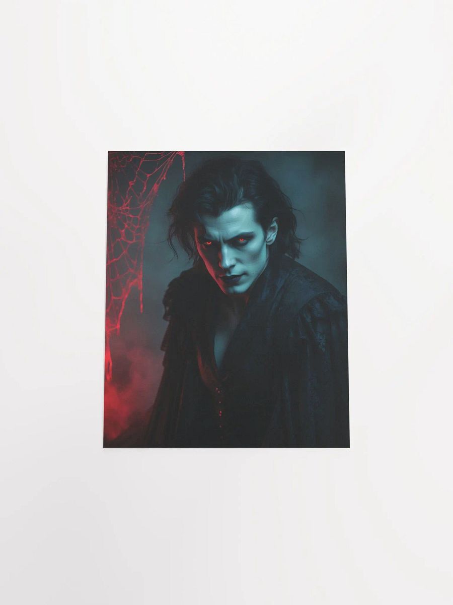 Crimson Gaze Gothic Vampire Matte Poster product image (29)