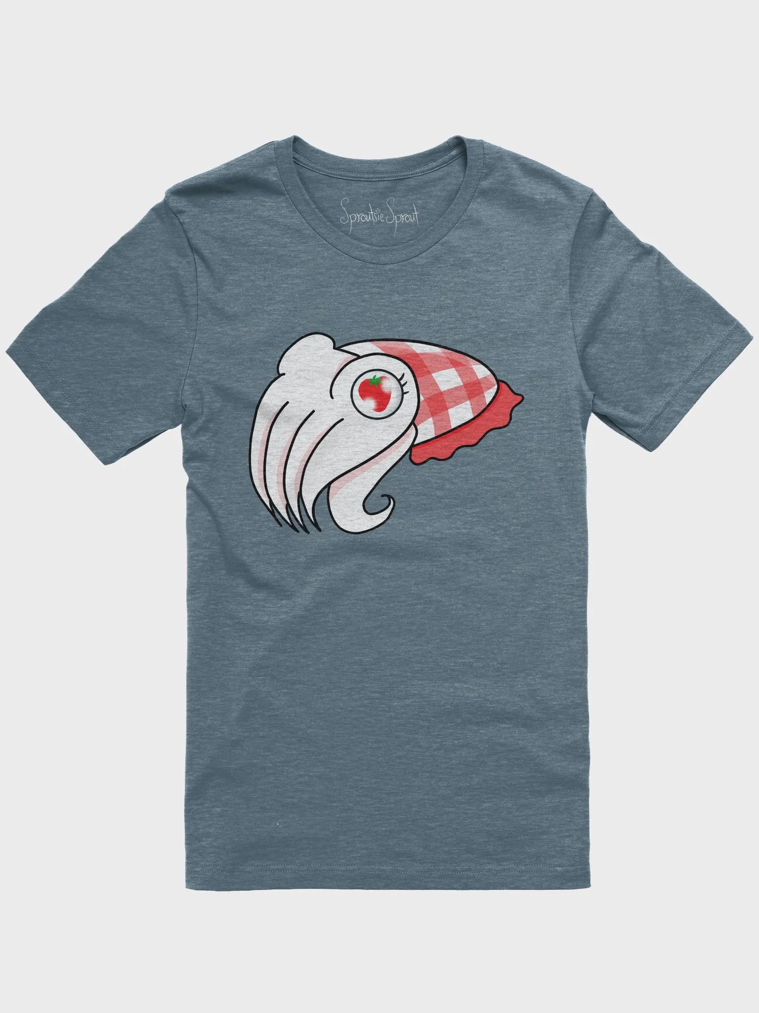 Strawberry Plaid Cuttlefish Tee product image (2)