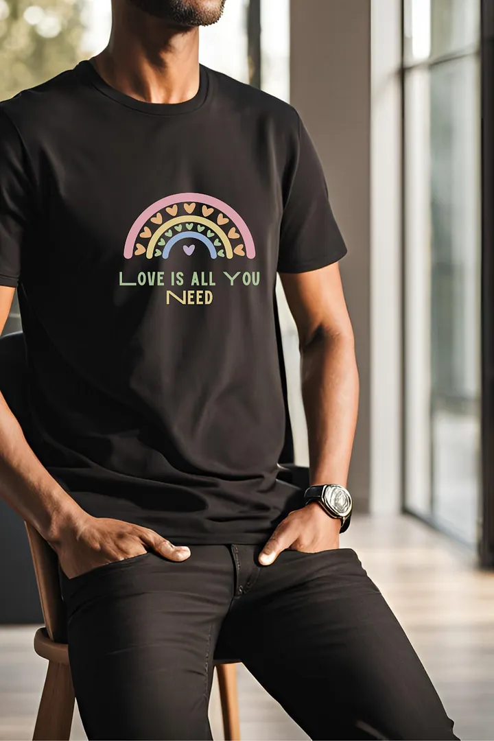Pastel Love Rainbow T-Shirt product image (2)