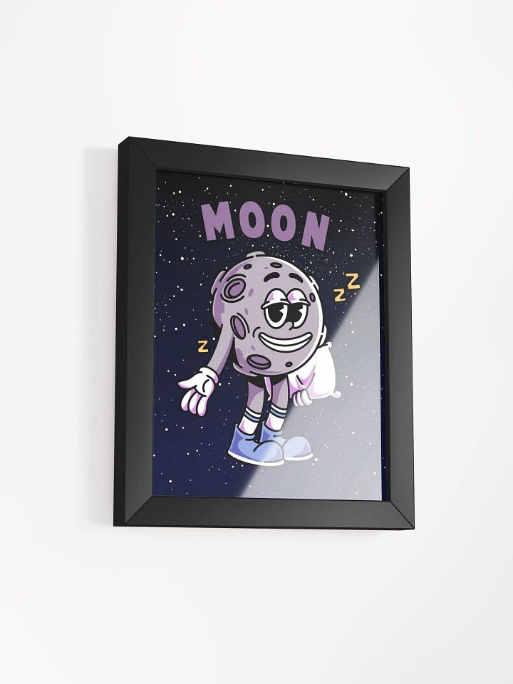 Retro Moon Framed Print product image (2)