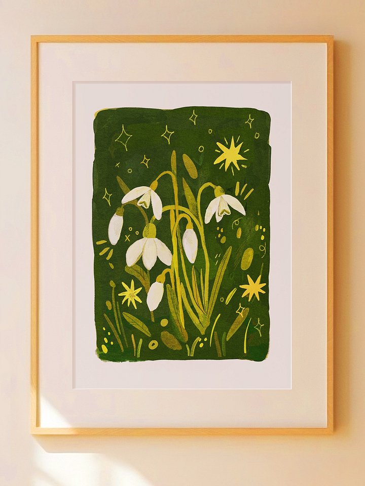 Snowdrop Magic Print product image (1)