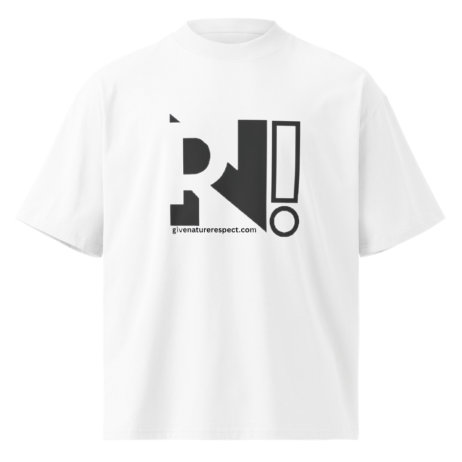 RN! Organic Unisex White Oversized Tee product image (1)