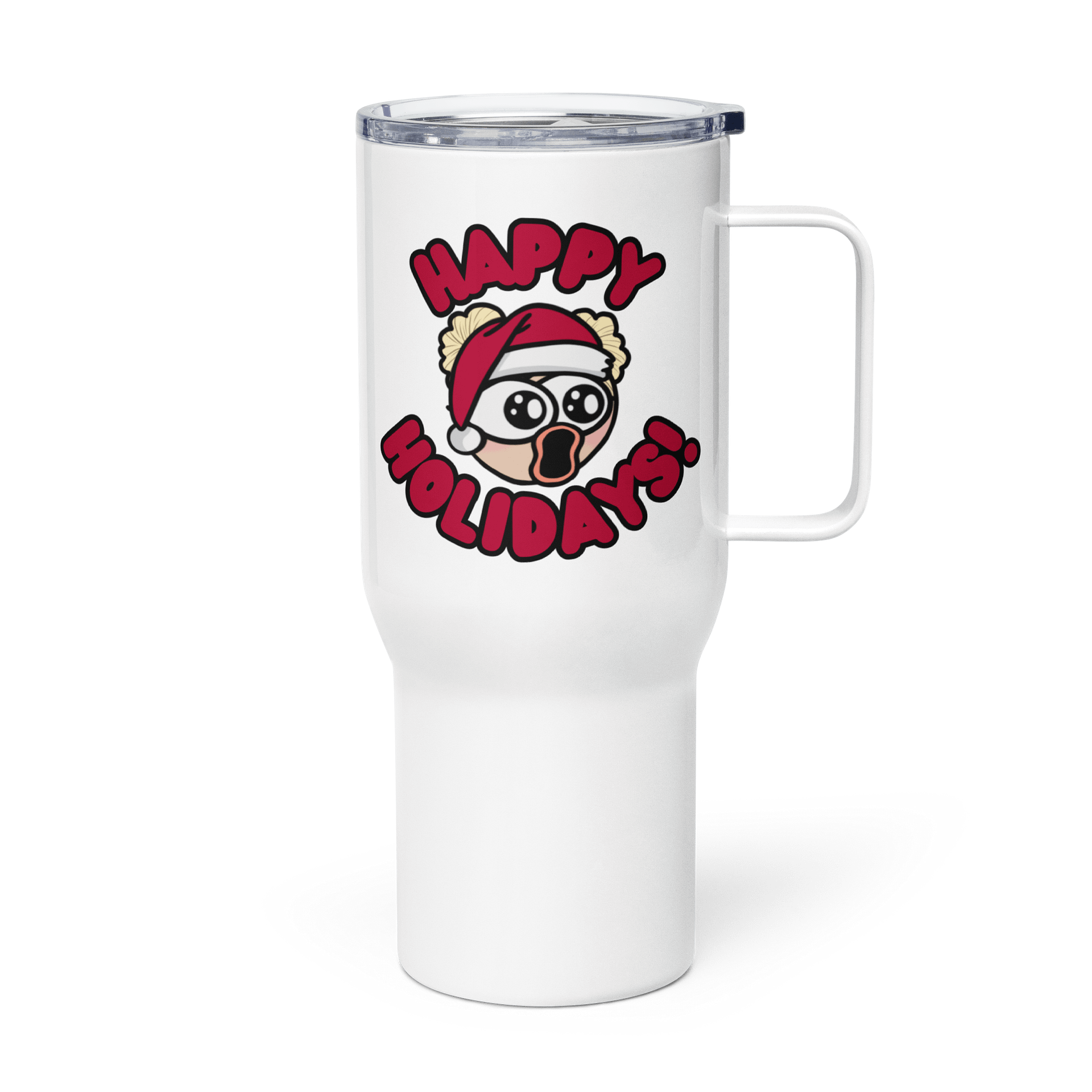 Happy Holidays Poggers Travel Mug product image (4)
