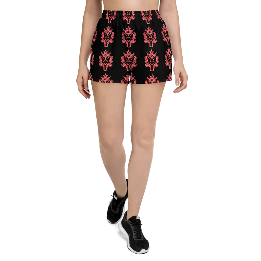 All-Over Print Women's Athletic Short Shorts product image (2)