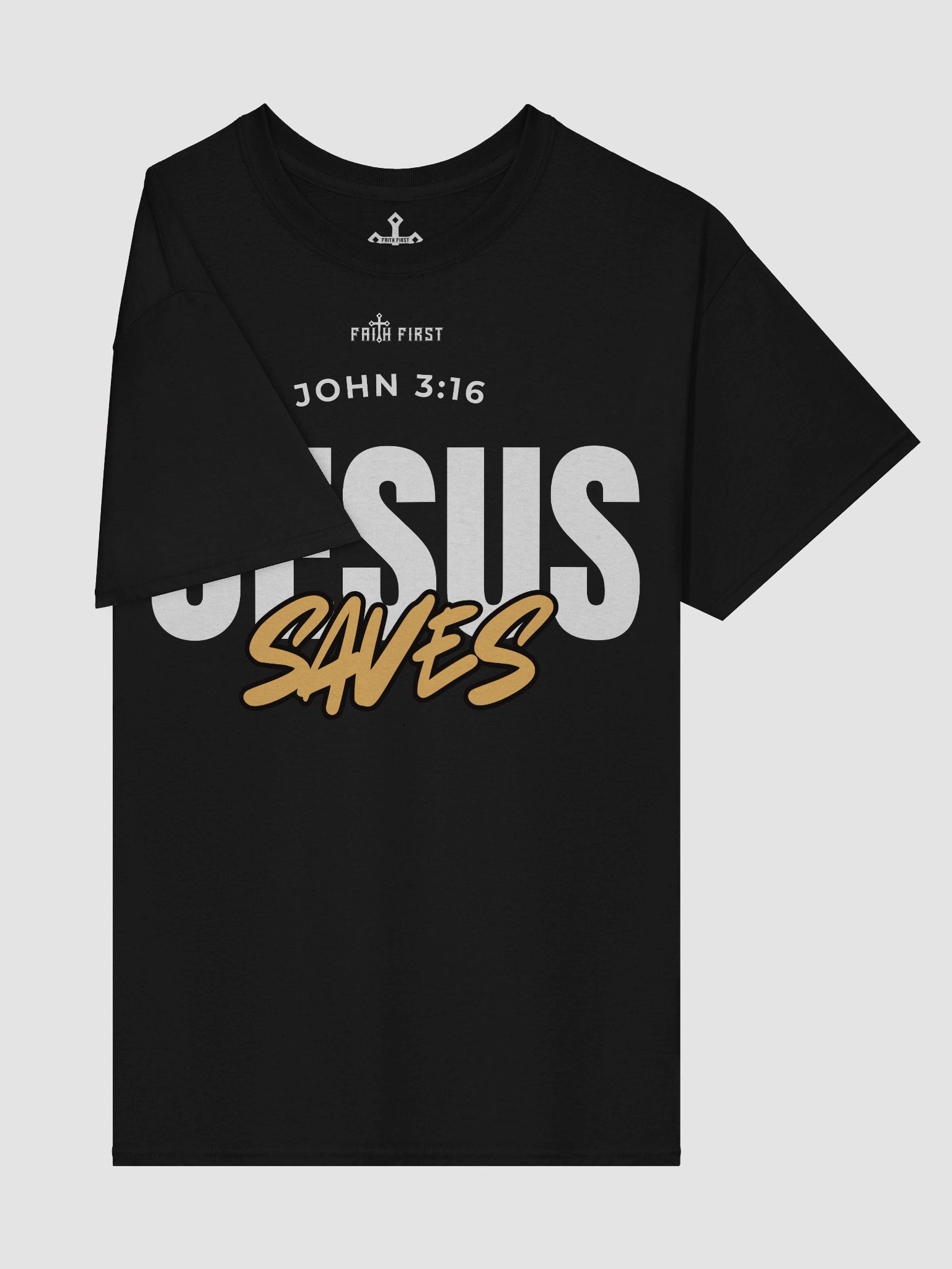 John 3:16 - Jesus Saves Unisex T-Shirt product image (6)