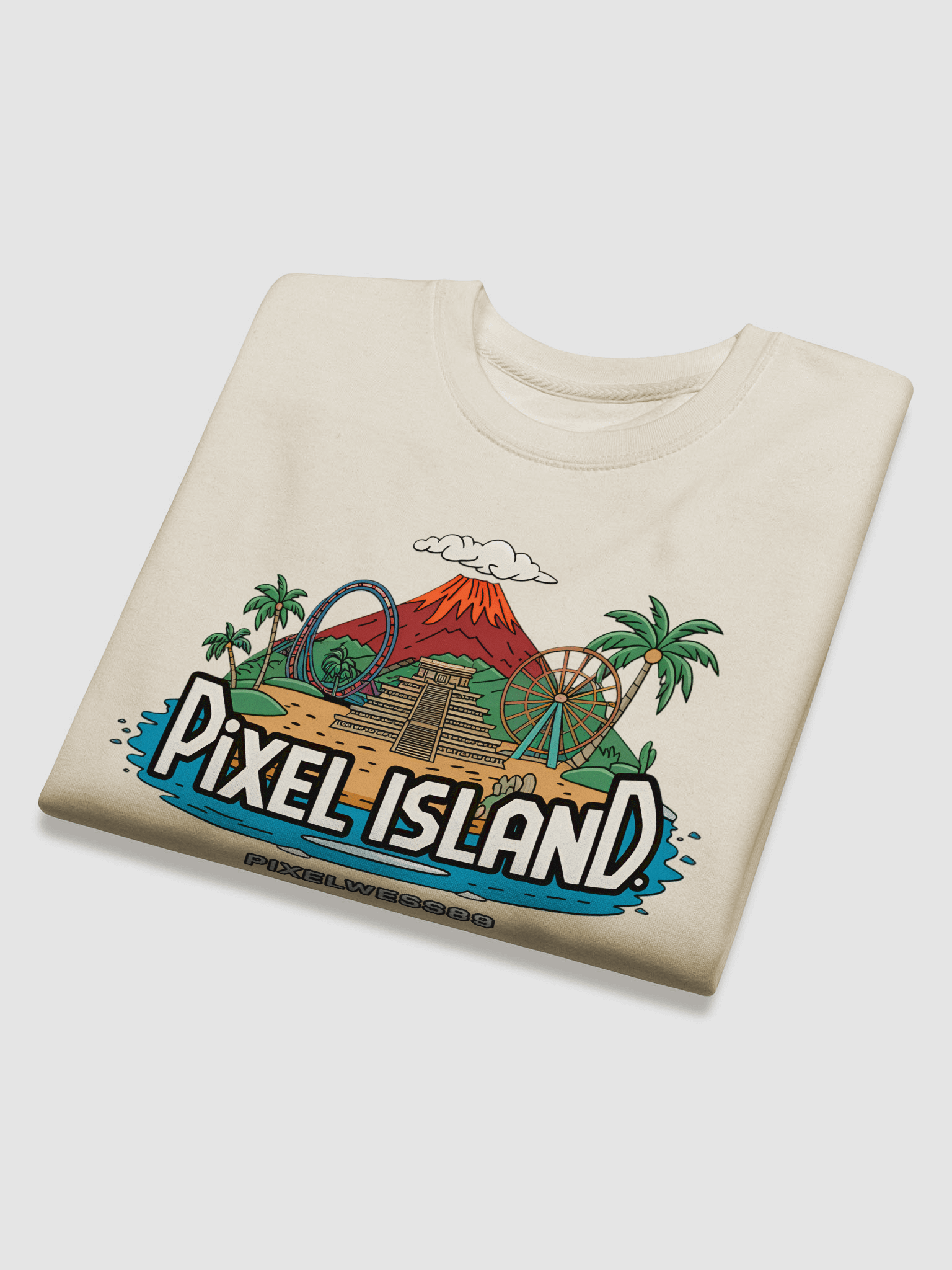 Pixel Island - Premium Sweatshirt product image (4)