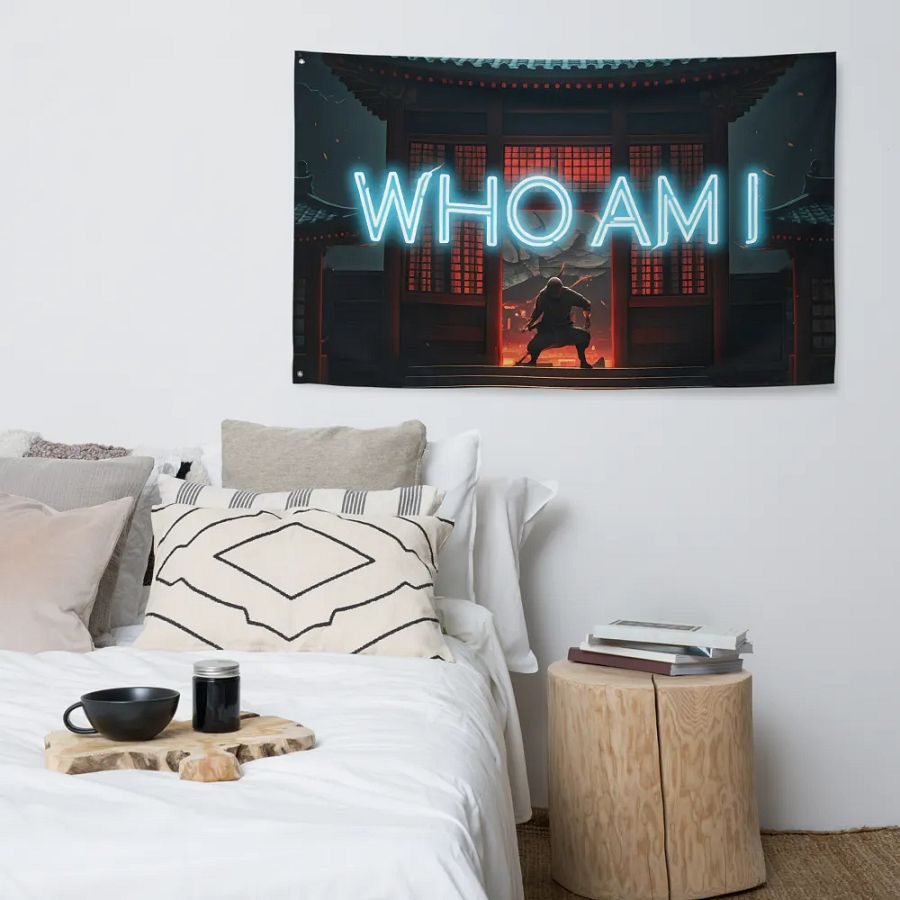 Neon Identity All-Over Flag product image (4)